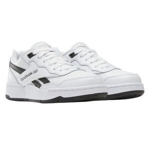 Reebok Childrens/Kids BB 4000 II Leather Sneakers / White/Black